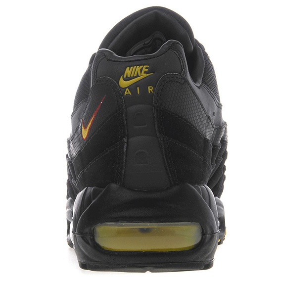 Nike Air Max 95 Black Red Yellow Gradient Airbag 05