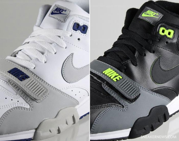 Nike Air Trainer Black Hot Lime White Grey Blue Summary