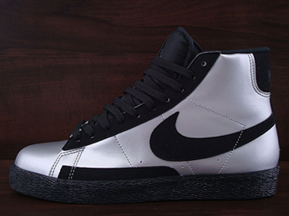 Nike Blazer Mid Gs Silver Foamposite 03