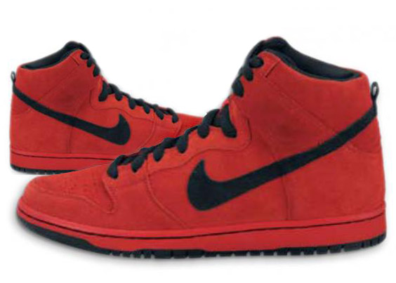 Nike SB Dunk High – Sport Red – Black | Fall 2011