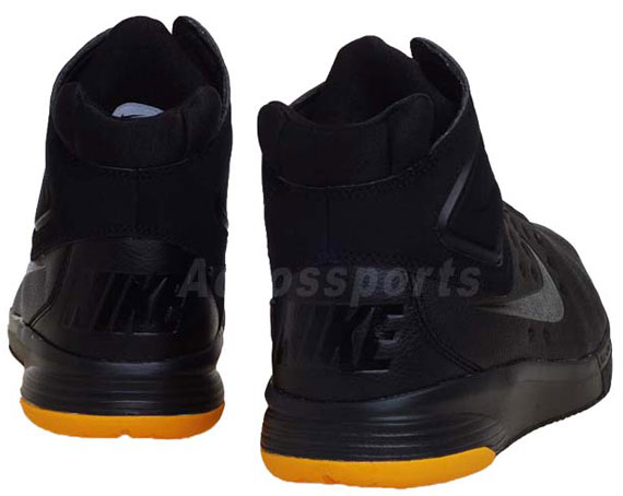 Nike Flight Lite 2010 Black Varsity Maize Id4shoes 02