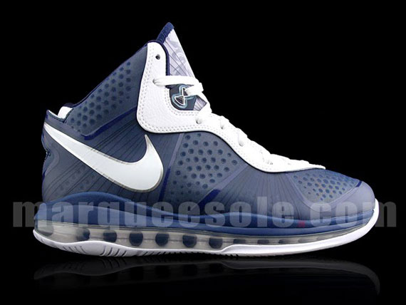 Nike Lebron 8 V2 Navy White Ms 02