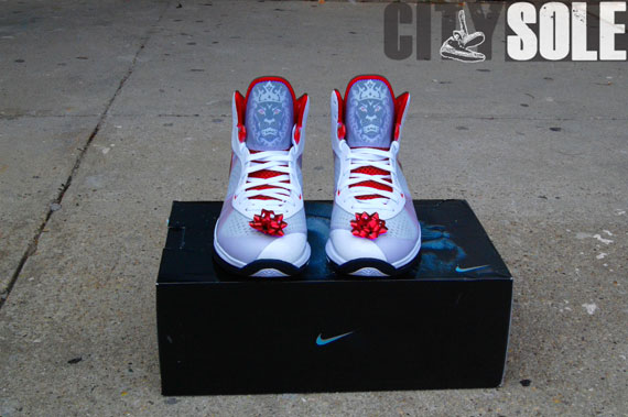 Nike Lebron 8 V2 White Sport Red Black Citysole Pre Order 01