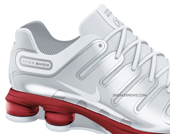 Nike Lunar Shox Nz White Red 04