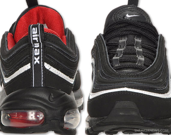 Nike WMNS Air Max 97 – Black – White – Varsity Red