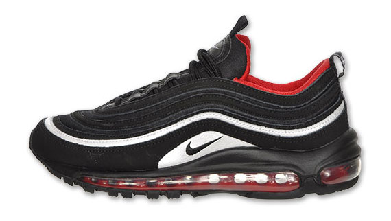 Nike Wmns Air Max 97 Black White Varsity Red 05