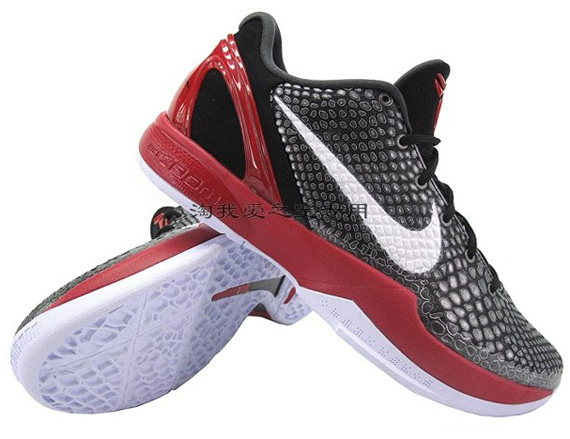 Nike Zoom Kobe Vi Black Varsity Red Detailed Images 01