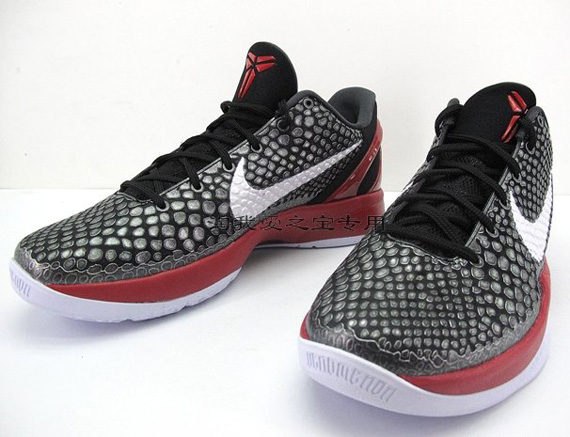 Nike Zoom Kobe Vi Black Varsity Red Detailed Images 02