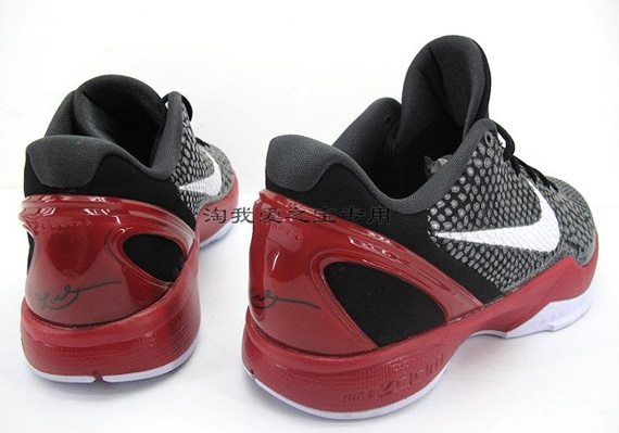 Nike Zoom Kobe Vi Black Varsity Red Detailed Images 08