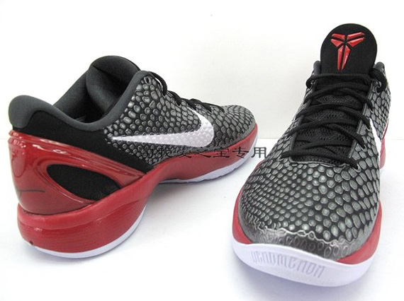 Nike Zoom Kobe Vi Black Varsity Red Detailed Images 10