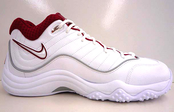 Nike Zoom Uptempo V White Red Grey 01