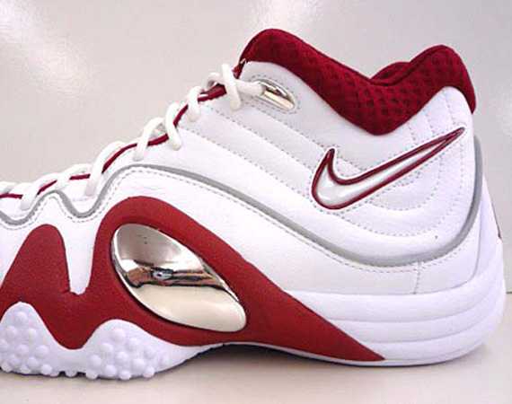 Nike Zoom Uptempo V White Red Grey 04