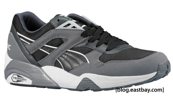 Puma R698 Grey Black White New