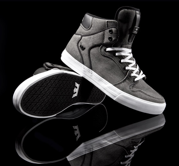 Supra Vaider Washed Black Canvas 2