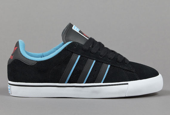 Adidas Campus Black Aqua  1