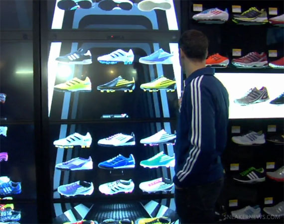 Intel x adidas – adiVerse Virtual Footwear Wall