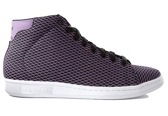 Adidas Stan Smith 80s Mid Black Purple Net 05