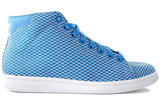 Adidas Stan Smith 80s Mid Blue White Net 02