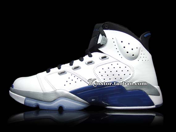 Air Jordan 6 17 23 White Black Signal Blue 12