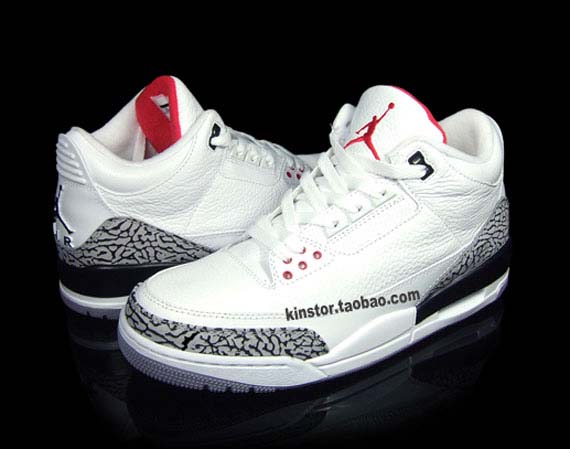 Air Jordan Iii White Kinstor 06