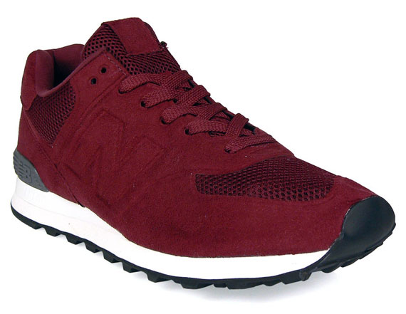 New Balance 574 Sonic Burgundy White 04