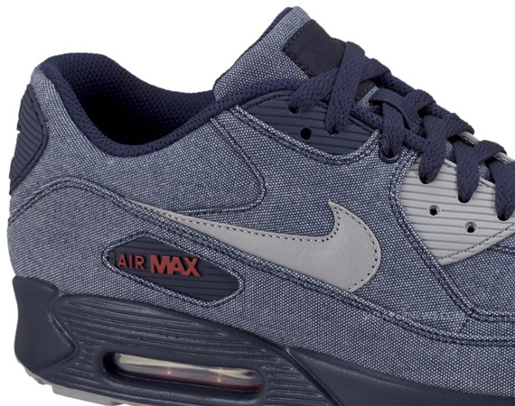 Nike Air Max 90 Canvas Obsidian Medium Grey 04