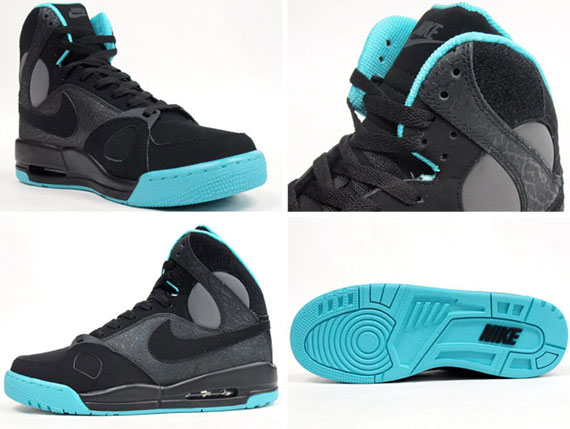 Nike Air Pr1 Black Dark Grey Aqua 03