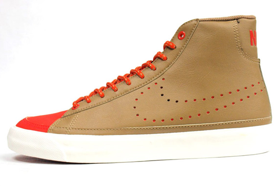 Nike Blazer Mid Nd Tan Bright Orange 04