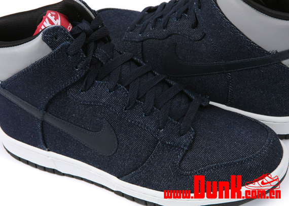 Nike Dunk High Premium Fff Pack Obsidian Medium Grey Sail Black 03