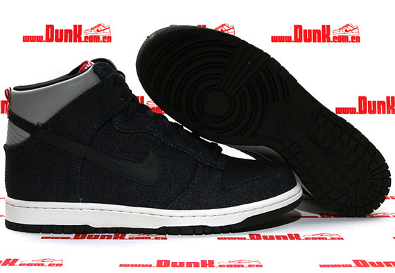 Nike Dunk High Premium Fff Pack Obsidian Medium Grey Sail Black 08