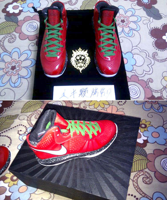 Nike Lebron 8 V2 Christmas China Wooden Box 02