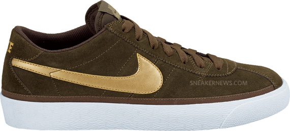 Nike Sb Zoom Bruin Dark Loden Metallic Gold February 2011 02