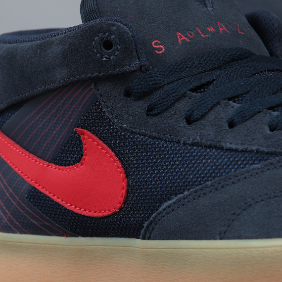 Nike Sb Zoom Omar Salazar Dark Obsidian Sport Red Gum 06