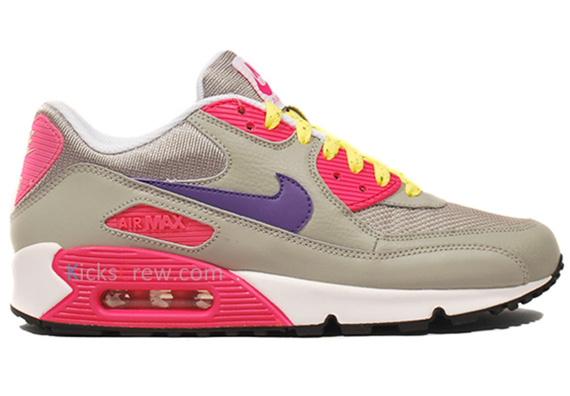 Nike Wmns Air Max 90 Acg Medium Grey Varsity Purple 06