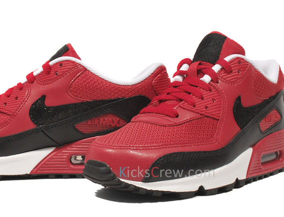 Nike WMNS Air Max 90 – Varsity Red – Black – White