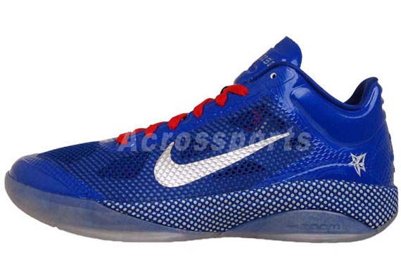 Nike Zoom Hyperfuse Low 2011 All Star Drenched Blue Metallic Silver Sport Red 05