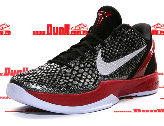 Nike Zoom Kobe Vi X Black White Varsity Red Dunk 02