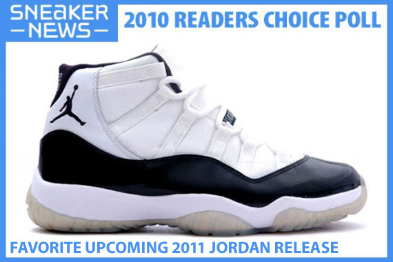 Sneaker News 2010 Readers Choice Awards Favorite Upcoming 2011 Jordan Release