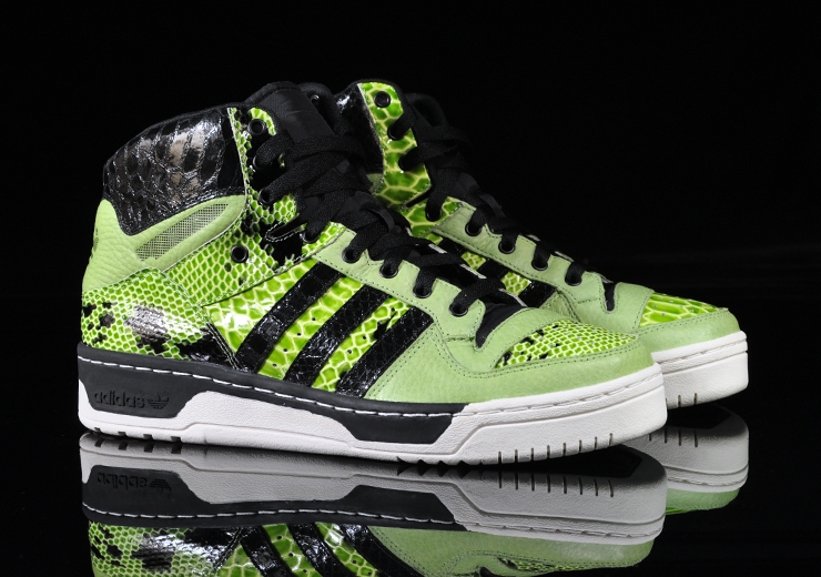 Adidas Originals Metro Attitude Lime Snake Black White 6