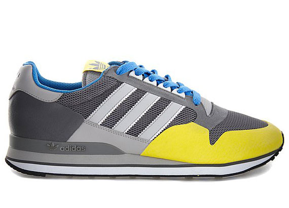 Adidas Zx500 Grey Blue Yellow Ct 03