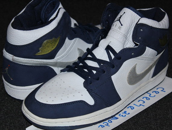 Air Jordan 1 Obsidian White Unreleased Jumpman Sample 14