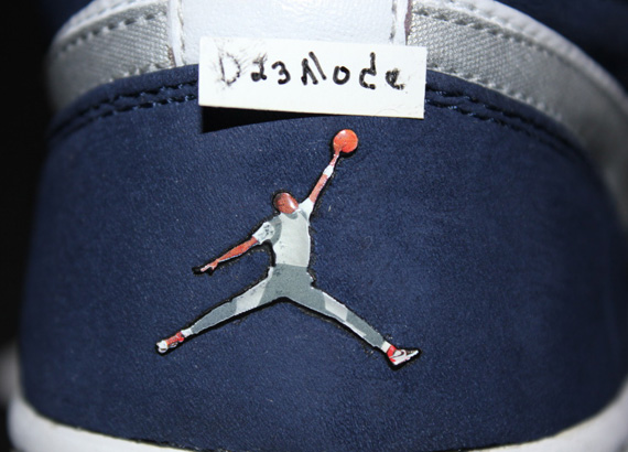 Air Jordan 1 Obsidian White Unreleased Jumpman Sample 16