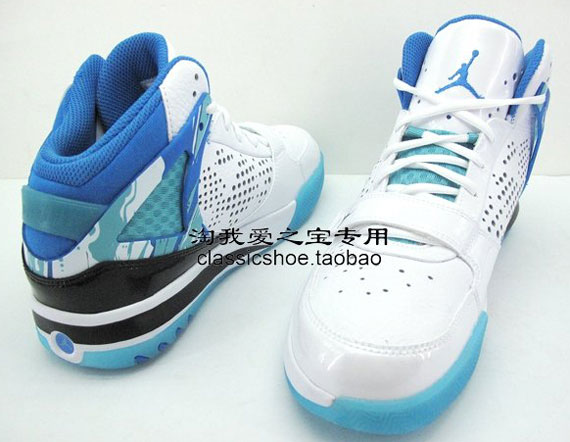 Air Jordan Phase 23 Hoops White Mineral Blue Light Italy Blue Black 07