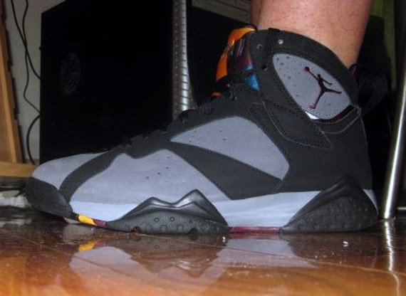 Air Jordan Vii Retro Bordeaux On Foot Images 1