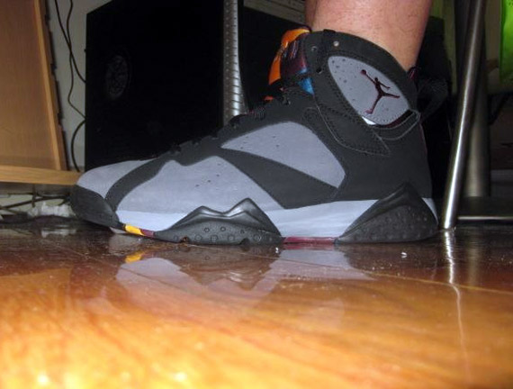 Air Jordan Vii Retro Bordeaux On Foot Images 2