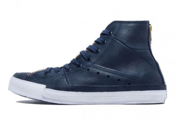 Converse Schott Navy Leather 2