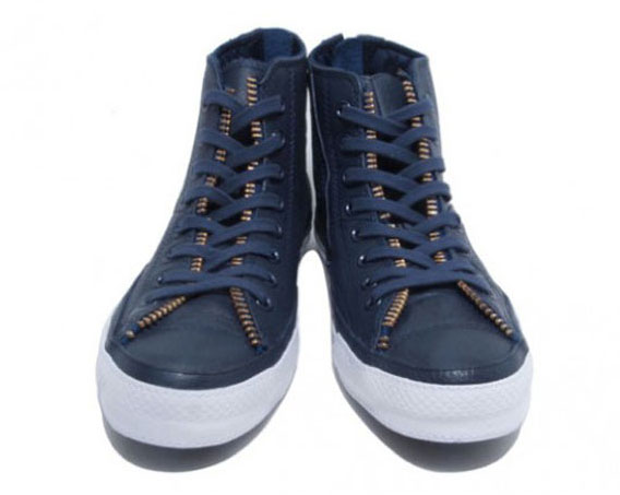 Converse Schott Navy Leather 3