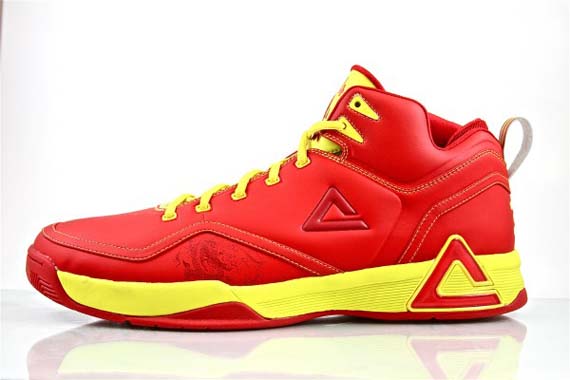 Javale Mcgee Slam Dunk Contest Shoe Red Yellow 2011 Peak Relentless All Star 3