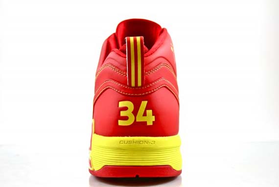 Javale Mcgee Slam Dunk Contest Shoe Red Yellow 2011 Peak Relentless All Star 4