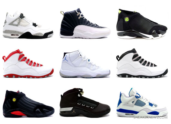 Jordan Brand Potential 2011 2012 Retro Releases